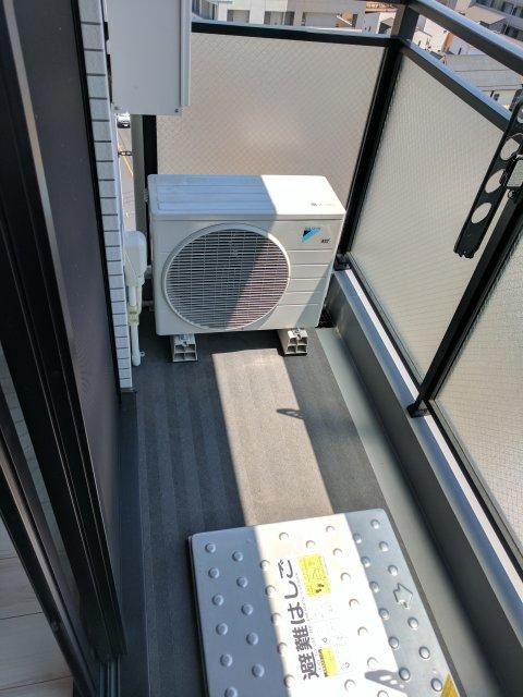 リライア東京イーストレジデンスのバルコニー