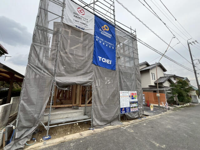 愛知郡東郷町大字和合字牛廻間の新築一戸建の前面道路含む現地写真|販売現地