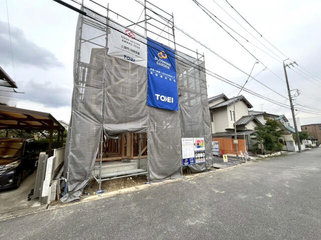 愛知郡東郷町大字和合字牛廻間の新築一戸建の前面道路含む現地写真|販売現地