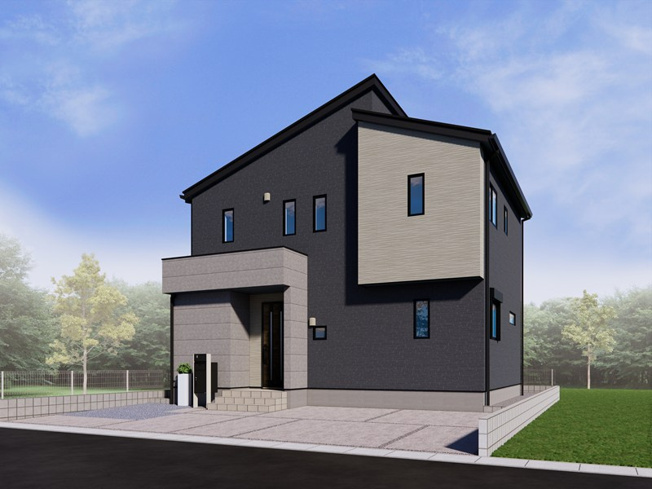 【外観パース】 | 久喜市西28区画　新築戸建　全28棟　13号棟 | 13号棟