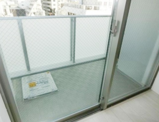 アルティザ東銀座のバルコニー