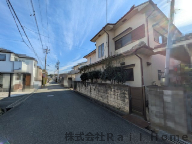 相生市山手2丁目　中古戸建の前面道路含む現地写真