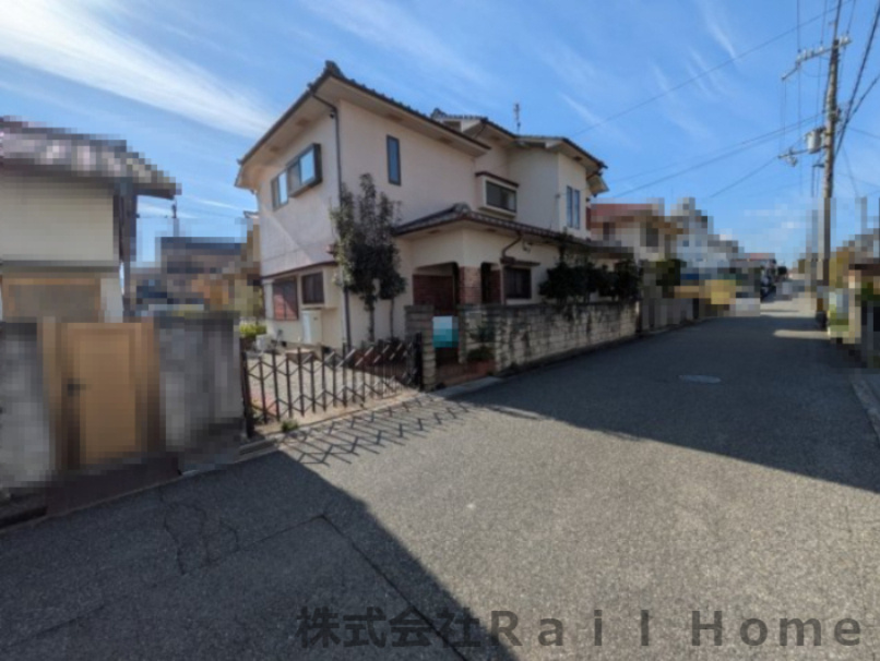 相生市山手2丁目　中古戸建の前面道路含む現地写真