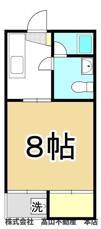 ゼフィール教育大前の間取り