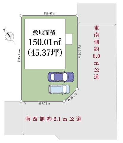 東村山市諏訪町1丁目 限定1棟の区画図