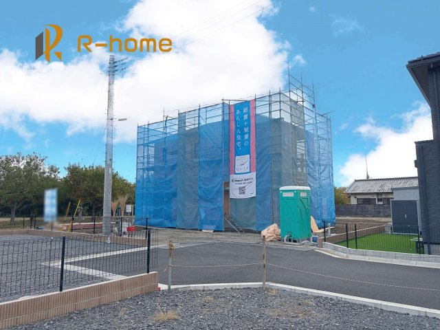 小美玉市羽鳥第11　新築戸建て　1号棟の外観|2025年12月完成予定！近隣の同仕様完成物件をご見学いただけます♪