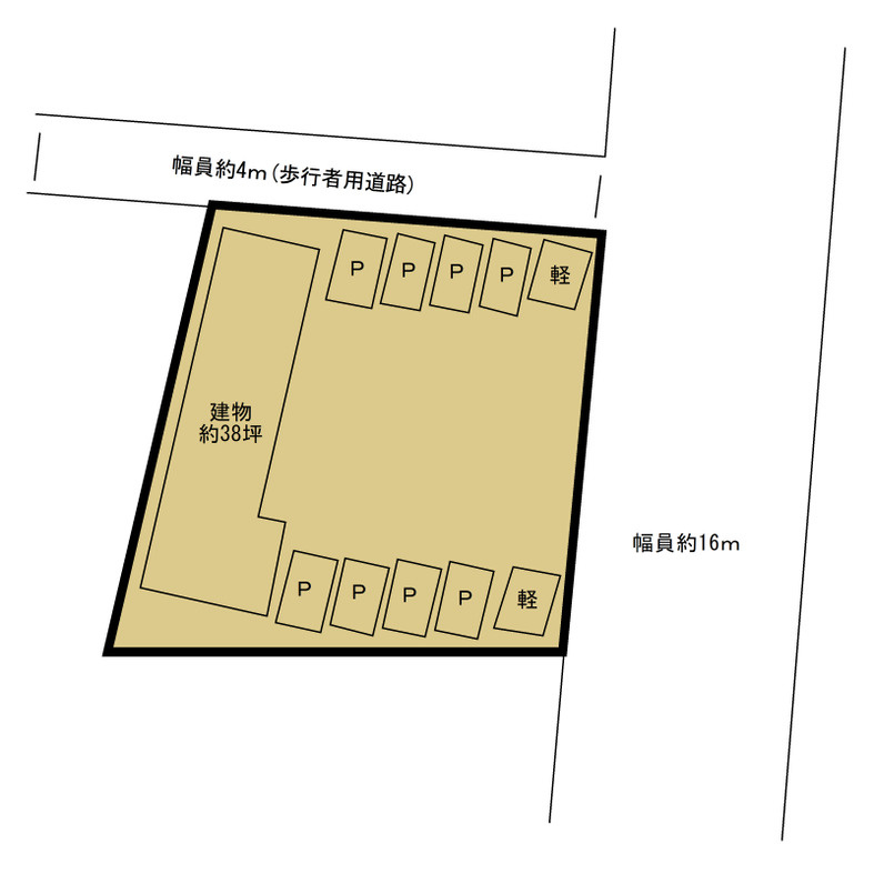 青山7丁目新築店舗の区画図
