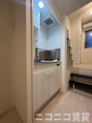 【キッチン】 | ハーモニーテラス五反野Ⅱ | 別号室イメージの為、現状を優先致します。