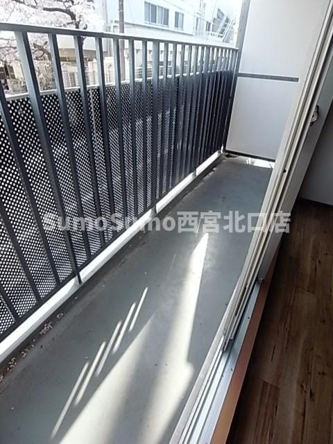 手塚マンションのバルコニー