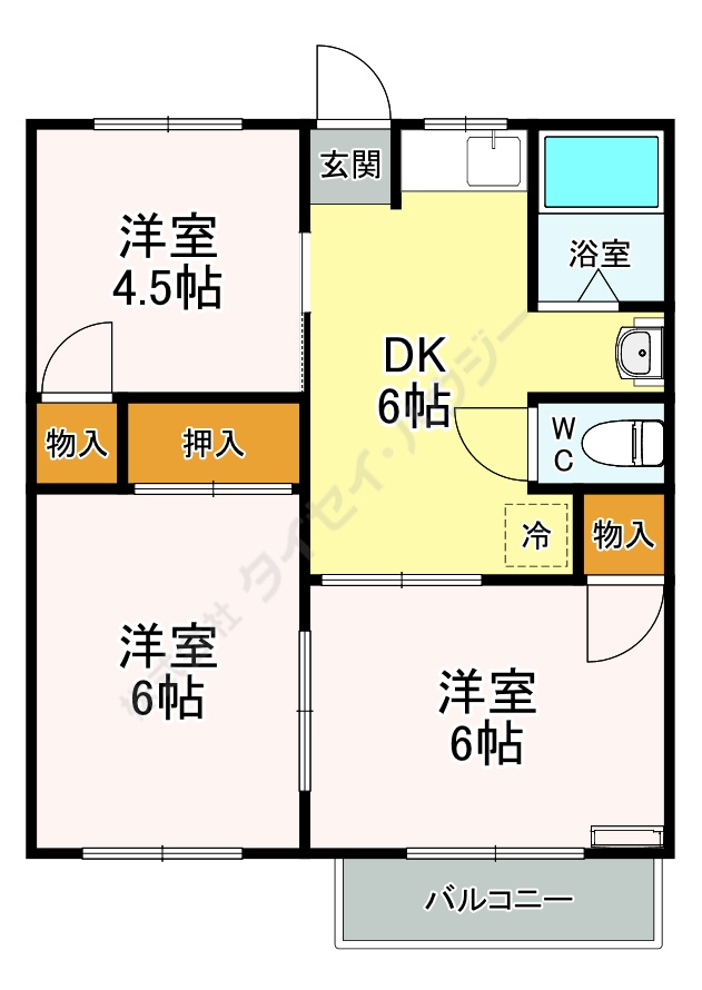 ファミール清水の間取り