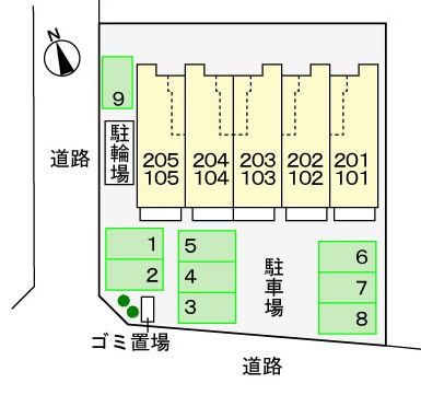 メゾンリールの区画図