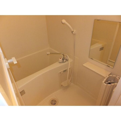 【浴室】 | コーポＴＯ | 落ち着いた空間のお風呂です