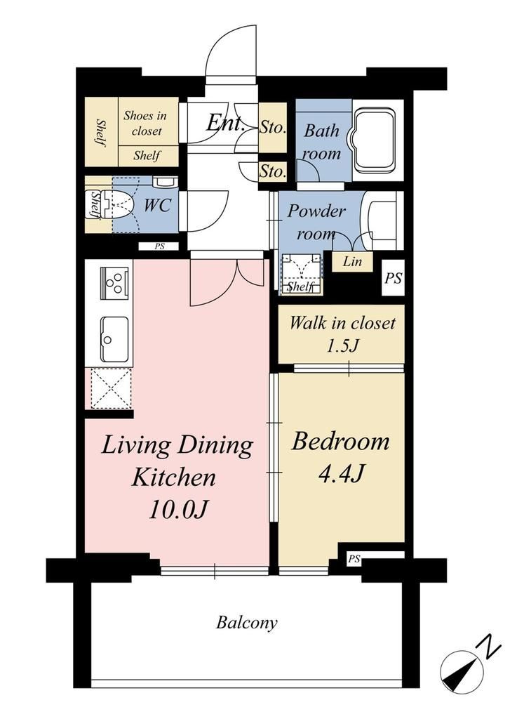 アトラス青山レジデンシャルの間取り