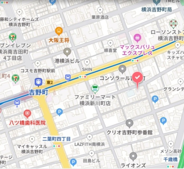 メゾン　ひと葉の地図