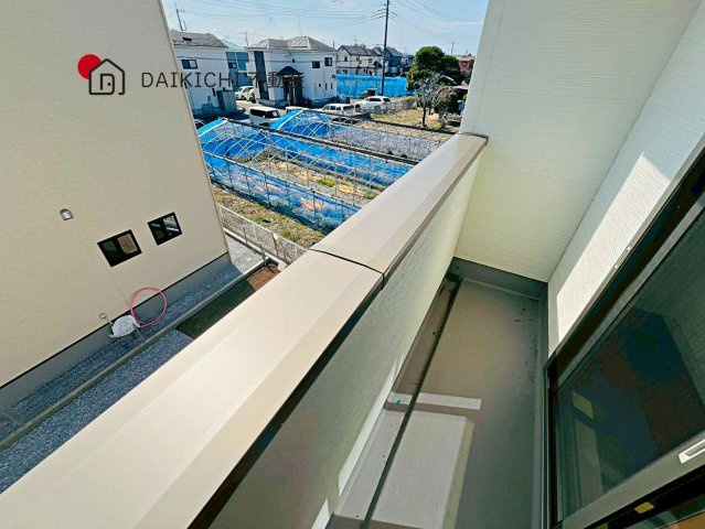 【バルコニー】 | 加須市久下第7期　ワイウッドコート　新築戸建　全10棟　2号棟