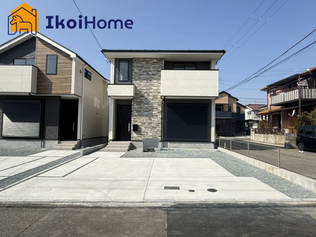 神戸市西区玉津町水谷2期　1号棟　新築戸建の外観|【ホームページに現地動画掲載中】●年中無休：当日予約可●明石駅まで自転車で14分！LDK上部吹抜け！