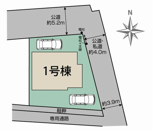 【区画図】 | 【仲介手数料０円】小田原市扇町1丁目　新築一戸建て | 小田原市扇町1丁目　新築一戸建て