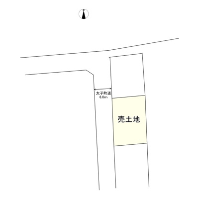 【区画図】 | 揖保郡太子町竹広/売土地