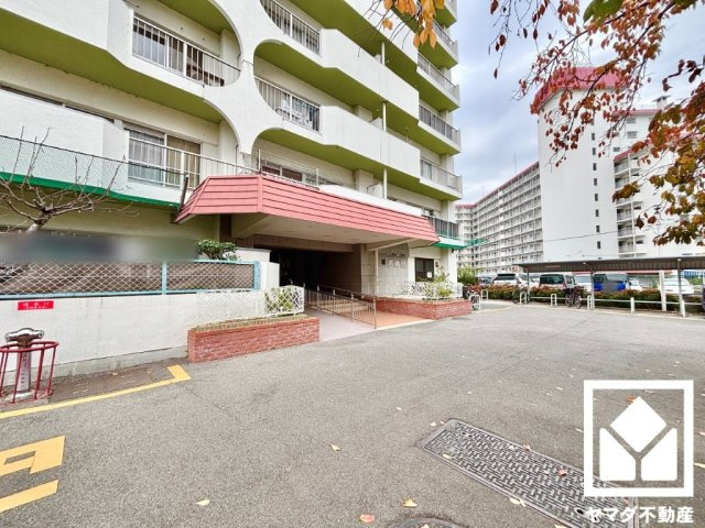 桂川ハイツ5号館の駐輪場