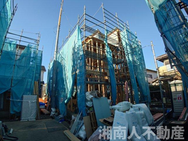 茅ヶ崎市円蔵　新築戸建　全5棟の外観|現在建築中です