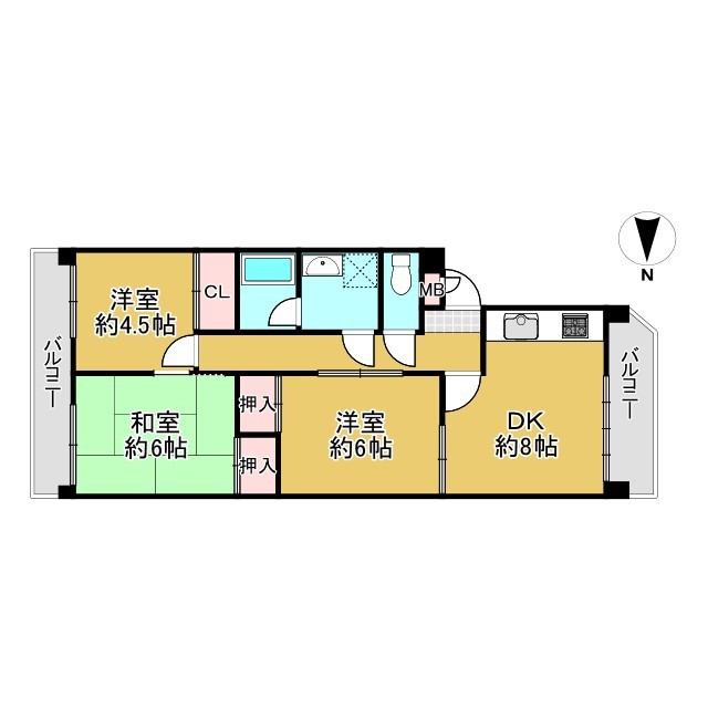 長岡京市長岡二丁目ハイコーポきりしま