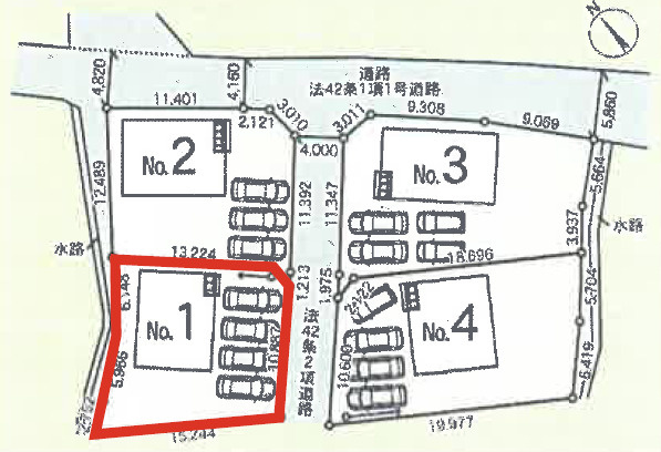 【区画図】 | 足利市今福町　第1