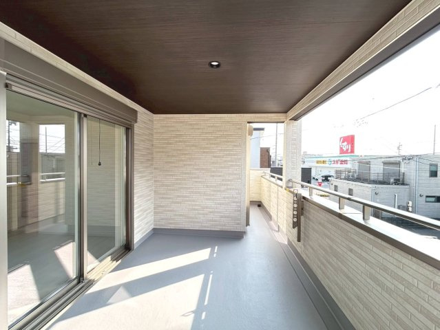 ブルーミングガーデン　一宮市向山町2丁目　全1区画分譲のバルコニー|バルコニーは南向きで洗濯物もよく乾きます！