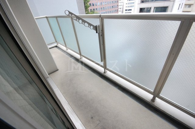 ダイナシティ北浜のバルコニー