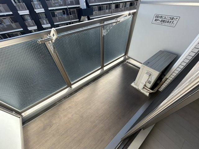 大阪市淀川区塚本５丁目の賃貸マンションのバルコニー