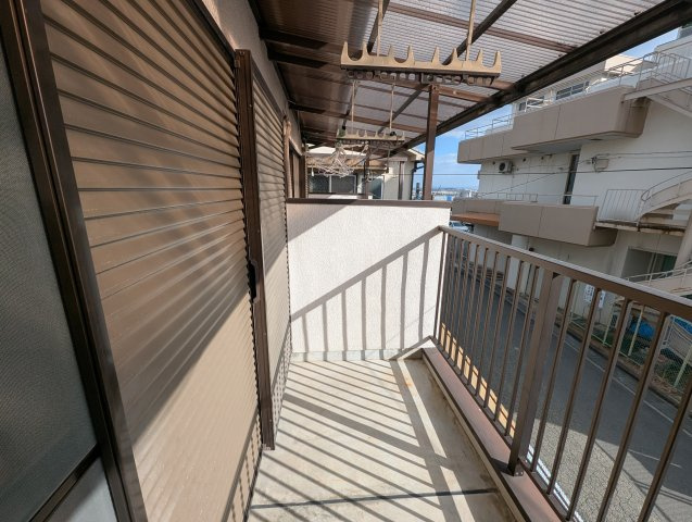 久代コートのバルコニー