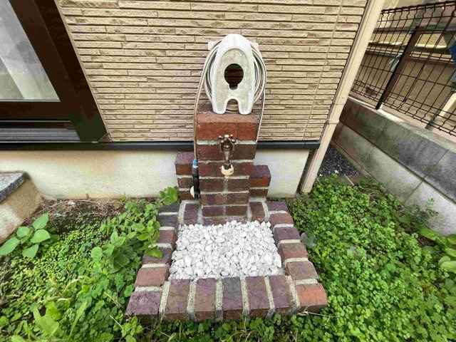 柏市花野井　中古戸建の庭