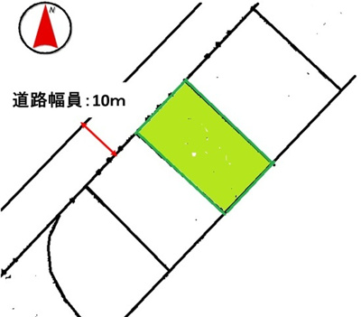 【区画図】 | 那須塩原市豊浦　450万円　土地