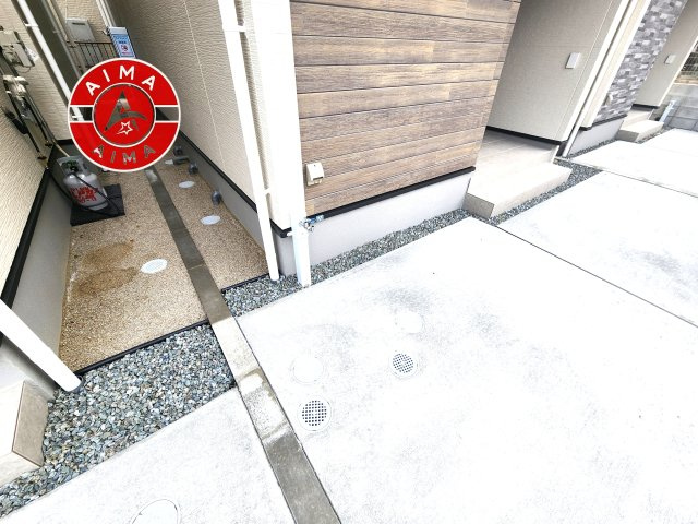福岡市西区横浜1丁目第5-3棟（2号棟）　の外観|お庭で自由な時間を過ごせます。