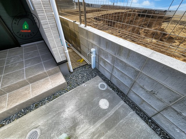 福岡市西区横浜1丁目第5-3棟（3号棟）　の庭|お庭で自由な時間を過ごせます。