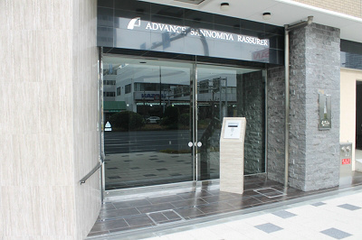 【エントランス】アドバンス三宮ラシュレ 