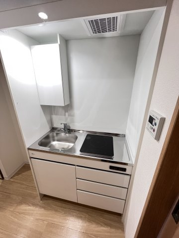 大阪市城東区中央２丁目の賃貸マンションのキッチン