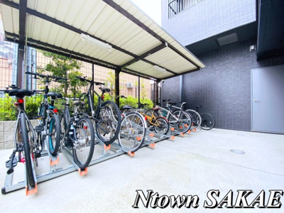 【その他共用部分】 | メイクス今池PRIME | 駐輪場です