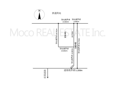 【区画図】 | 北見市東相内町中古住宅