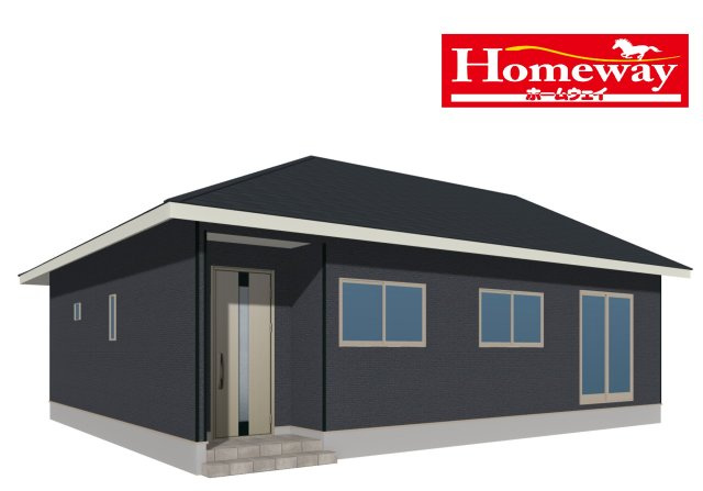 【外観】 | 厚狭小学校に通える新築戸建平屋　山陽小野田市郡　第２－３号棟　クレイドルガーデン　アーネストワン | かわいいお家になって誕生します