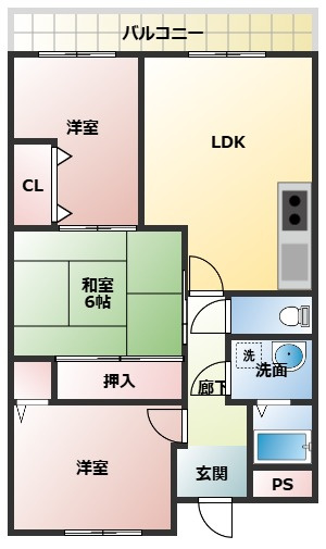 ルミネノヴァ菊田の間取り