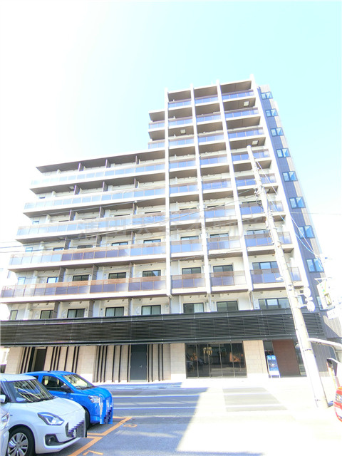 RJRプレシア千鳥の外観|2024年1月築　RC鉄筋コンクリート造地上10階建て総戸数111戸インターネット無料の高級賃貸
東京都大田区千鳥2丁目　東急多摩川線武蔵新田駅徒歩5分、東急池上線千鳥町駅徒歩11分