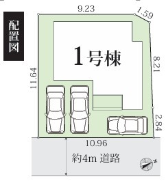 戸塚区影取町 新築戸建 4499万円の区画図
