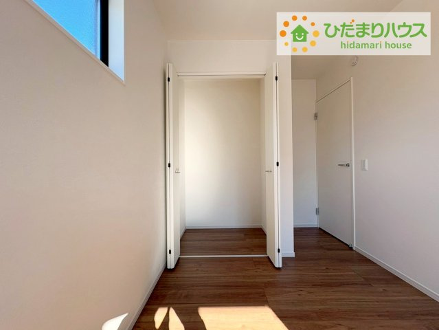 ひたちなか市足崎1期　新築戸建　2号棟の収納|洋室B　収納