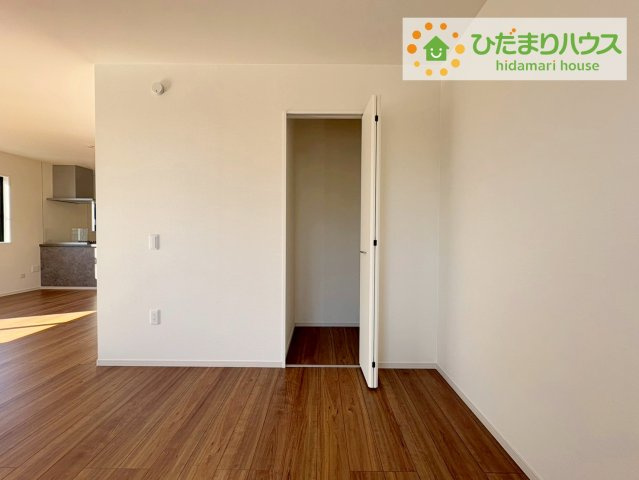 ひたちなか市足崎1期　新築戸建　2号棟の収納|備え付け収納で、スッキリお片付け！