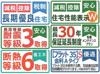 【構造・工法・仕様】 | 【仲介手数料無料！！】日野市大坂上3丁目　新築戸建て（全2棟）1号棟　5590万円