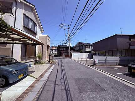 佐伯区皆賀２丁目の前面道路含む現地写真