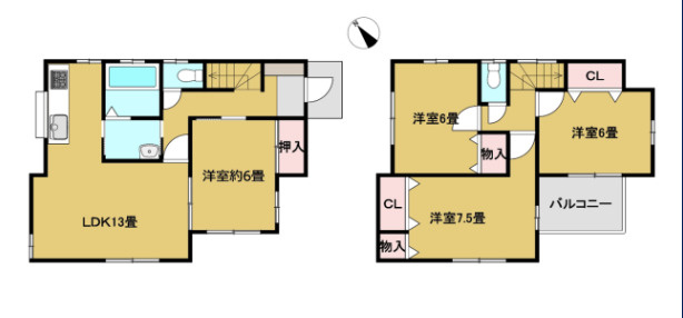 【間取り】 | 鴻巣市宮前　中古戸建