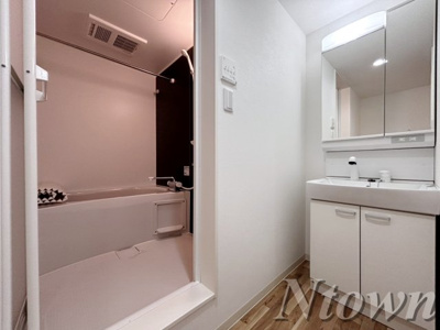 【洗面所】 | Katze志賀本通(カッツェシガホンドオリ) | 洗面所です