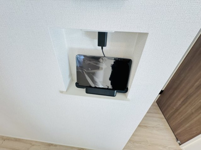 【セキュリティ】 | 柏市光ヶ丘４丁目新築戸建【酒井根東小学校：7分】 | タブレットで確認できるインターホン