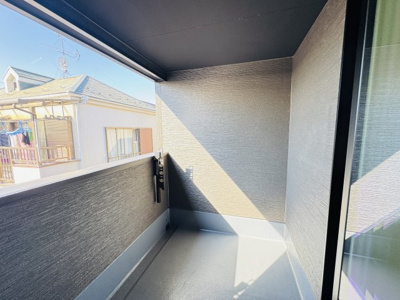 【バルコニー】 | 柏市光ヶ丘４丁目新築戸建【酒井根東小学校：7分】 | 2Fインナーバルコニー